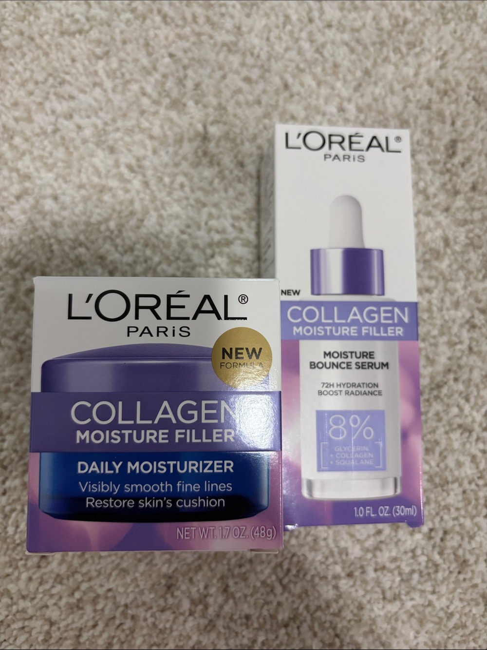 L’oreal Collagen Moisture Filler Daily Moisturizer & Serum
